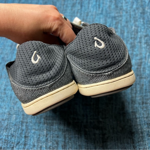 Olukai Nohea Moku Men's Slip On Casual Sneakers Shoes in Dark Shadow - Picture 7 of 9